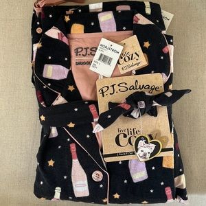 Cute flannel PJs & Headband